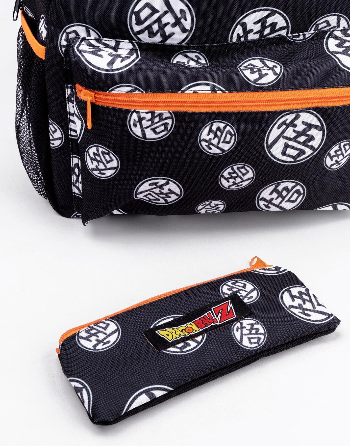 Vanilla Underground Dragon Ball Z 4 Piece Lunch Bag Backpack Set, A54641- Multicolored
