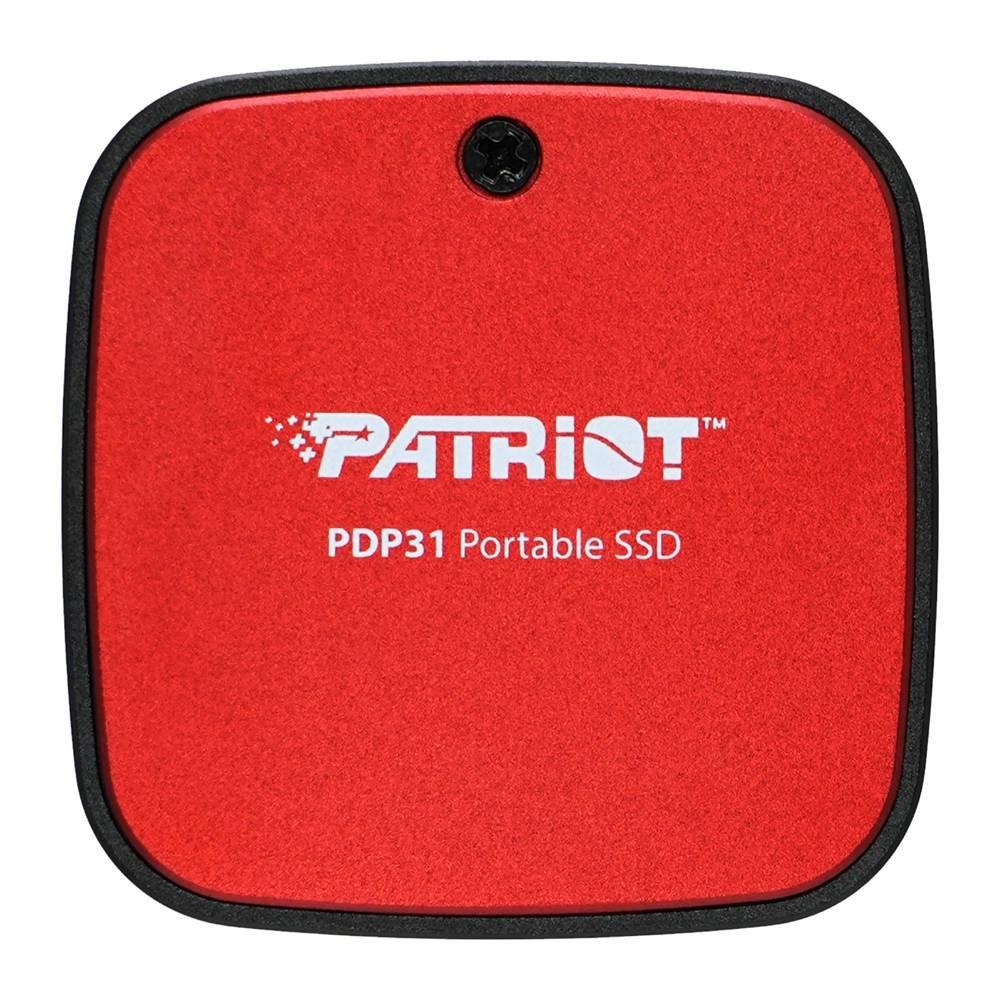Patriot PDP31 External Portable USB-C 2TB SSD, PDP312TB23UCK - Red