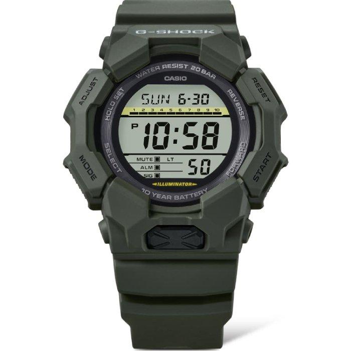 Casio G-Shock GD-010 Series Men's Watch, Digital, 54mm, Resin Strap, GD-010-3DR - Dark Olive