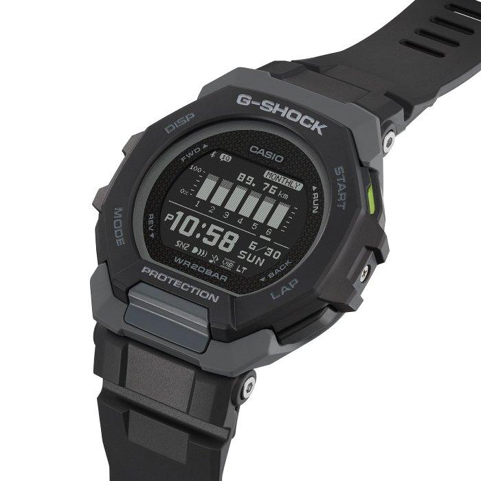 Casio G-Shock GBD-300 Series Men's Watch, Digital, 49mm, Resin Strap, GBD-300-1DR- Black