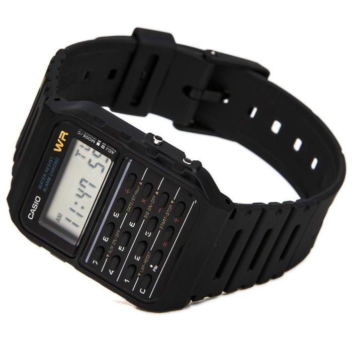Casio Standard Unisex Watch, Digital, 43mm, Resin Strap, CA-53W-1Z - Black
