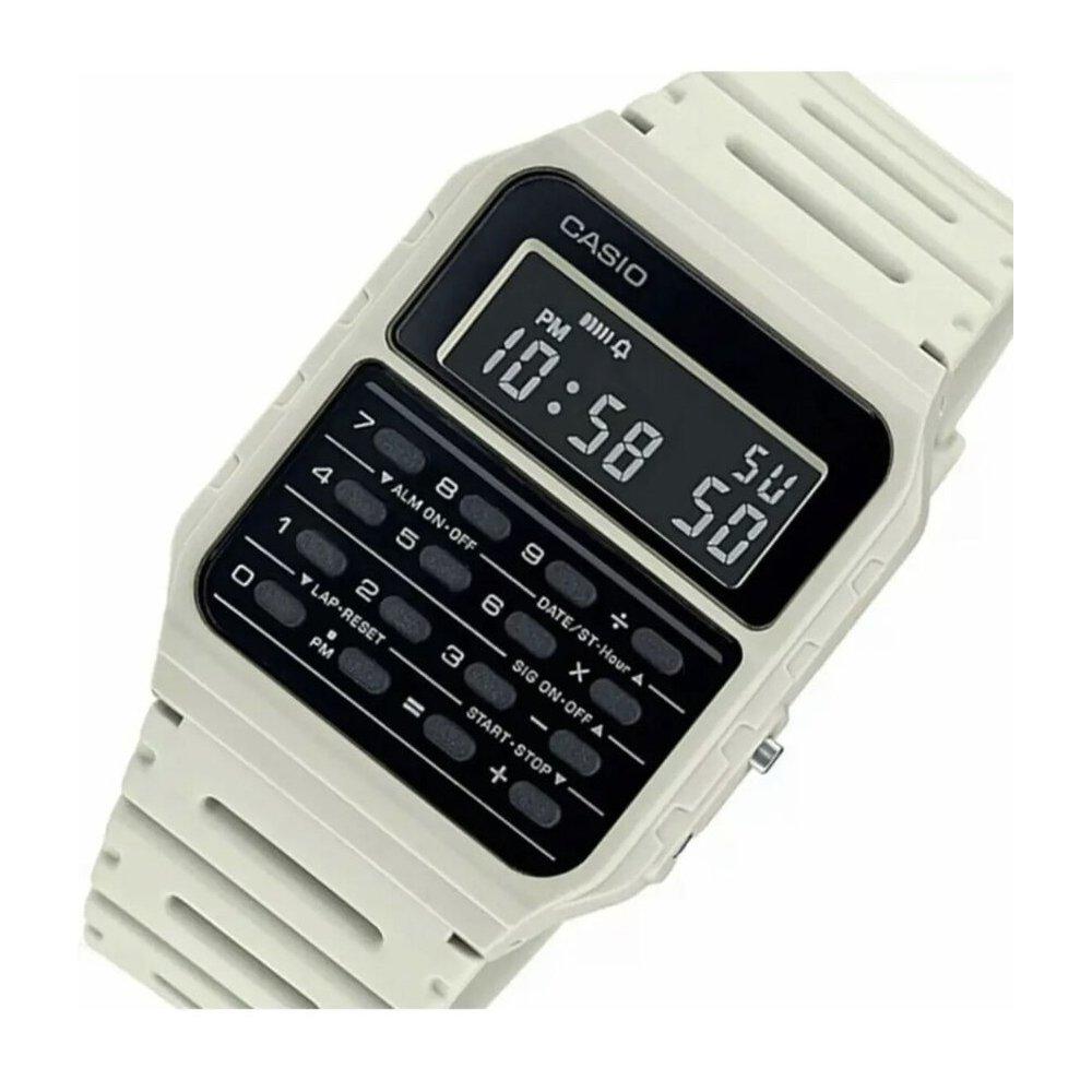 Casio Standard Unisex Watch, Digital, 43mm, Resin Strap, CA-53WF-8BDF - Beige