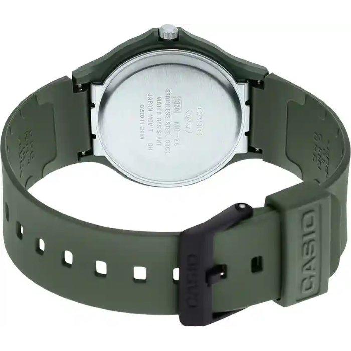 Casio MQ-24UC Unisex Watch, Analog, 39mm, Resin Strap, MQ-24UC-3BDF - Dark Olive
