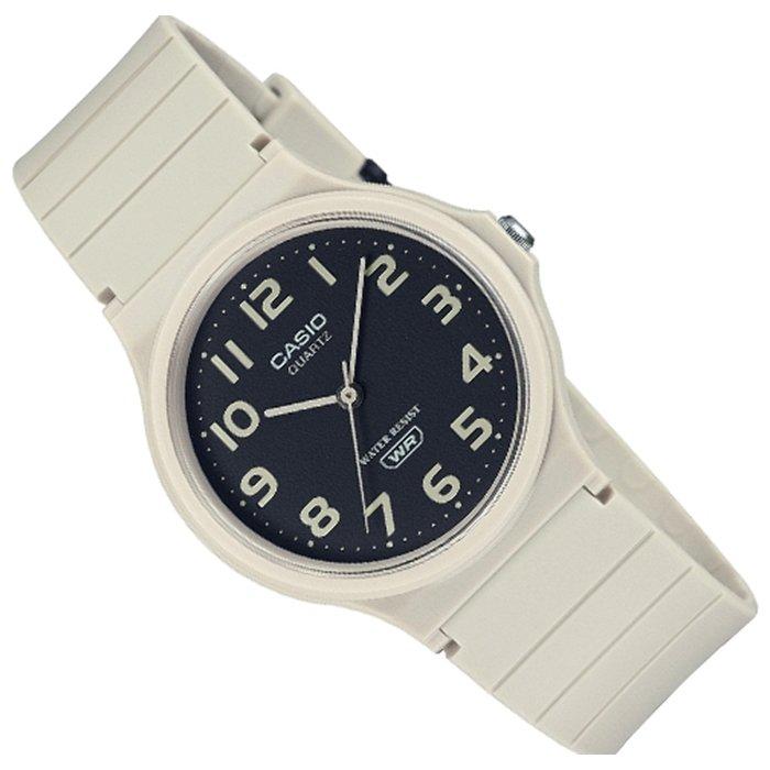 Casio MQ-24UC Unisex Watch, Analog, 39mm, Resin Strap, MQ-24UC-8BDF - Beige