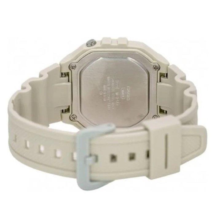 Casio Women's Watch, Digital, 44mm, Resin Strap, W-218HC-8AVDF - Beige