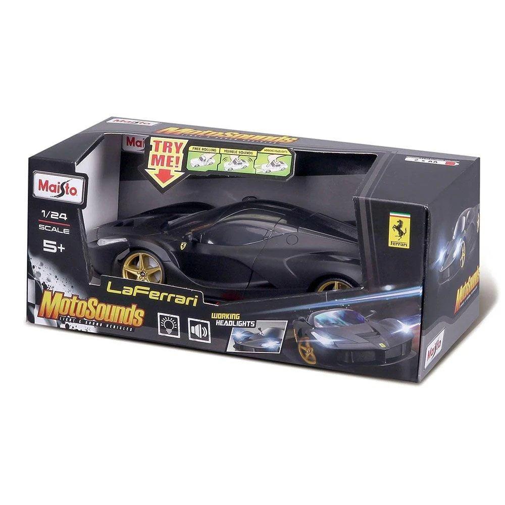 Maisto 1:24 Scale  Ferrari  Motosounds Laferrari Car, 81234 - Black