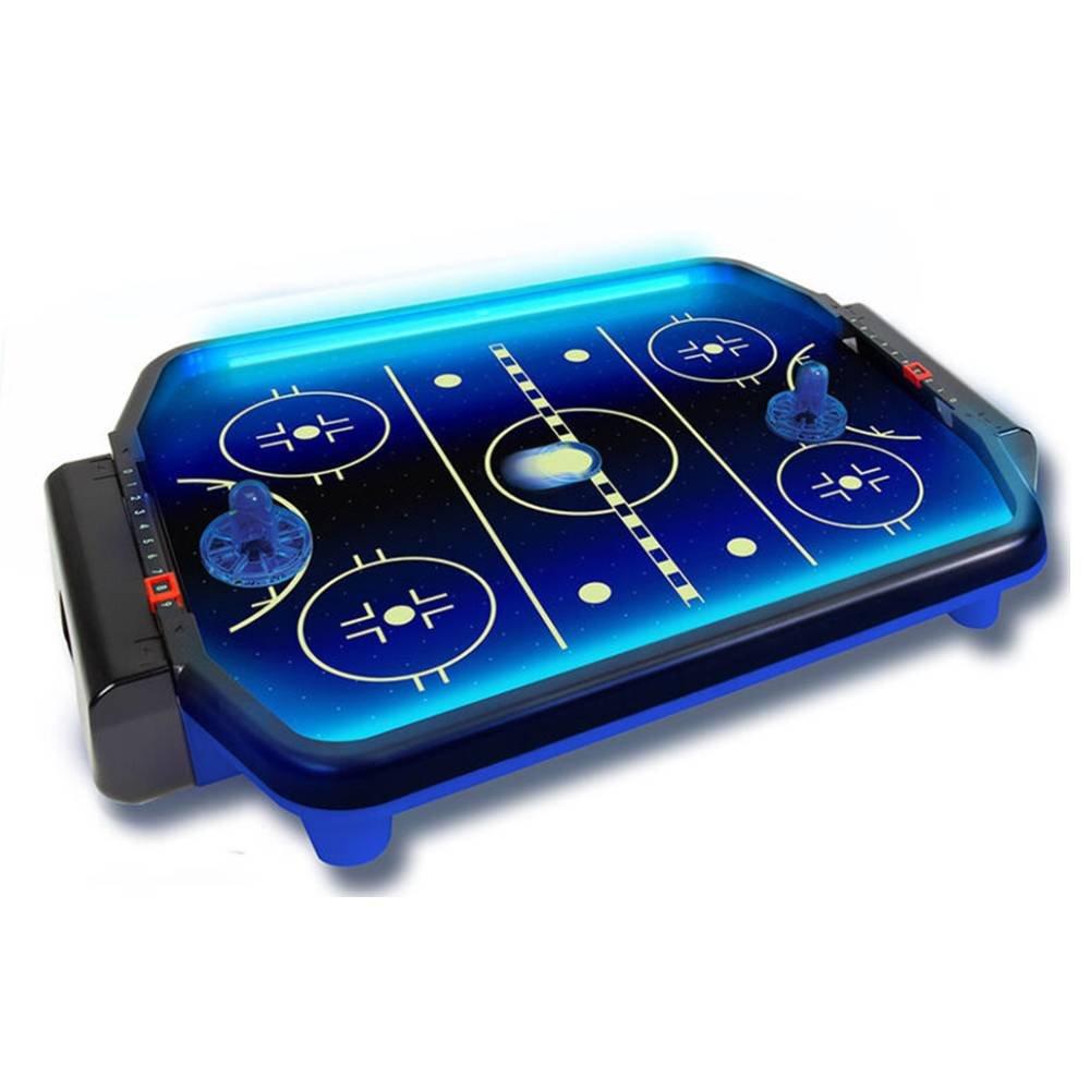 Merchant Ambassador Electronic Arcade Air Hockey Game, GA1902 - Blue