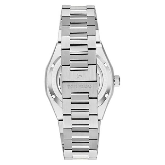 Tornado Watch for Men, Analog , 41mm, Stainless Steel Strap, T24303-SBSN - Silver