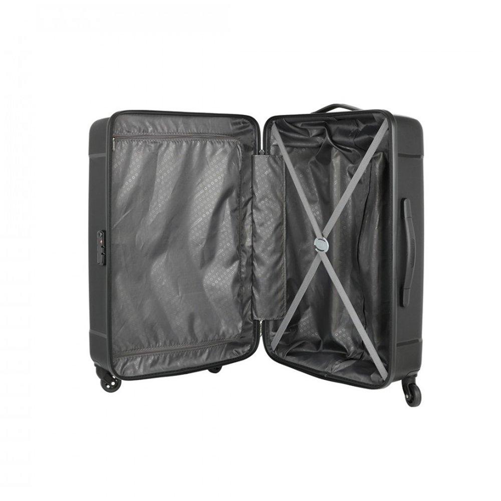 American Tourister Sculptor 55cm Hard Spinner Luggage, LI2X09201 – Black