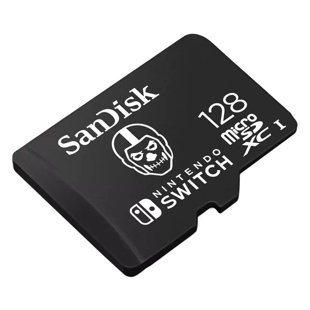 Sandisk 128GB UHS-I microSDXC Nintendo Switch Memory Card, SDSQXAO-128G-GN6ZG - Black