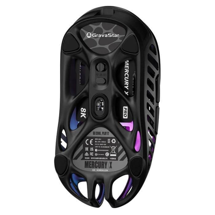 Gravastar Mercury X Wireless Gaming Mouse - Black