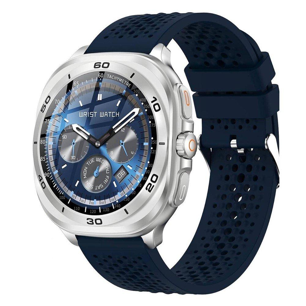 Swiss Military Dom 7 Smart Watch, Silicon Strap – Blue