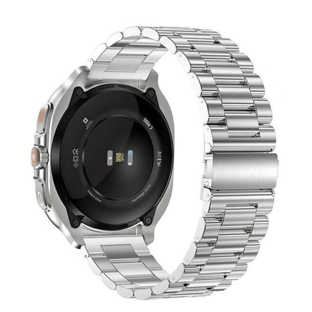 Swiss Military Dom 7 Smart Watch, Metal Strap – Silver