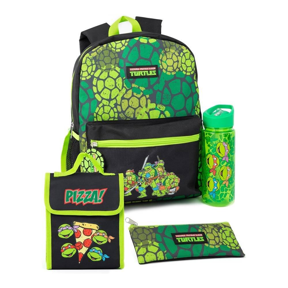 Vanilla Underground Teenage Mutant Ninja Turtles  Backpack Set , 4 Piece, A54988- Multicolored