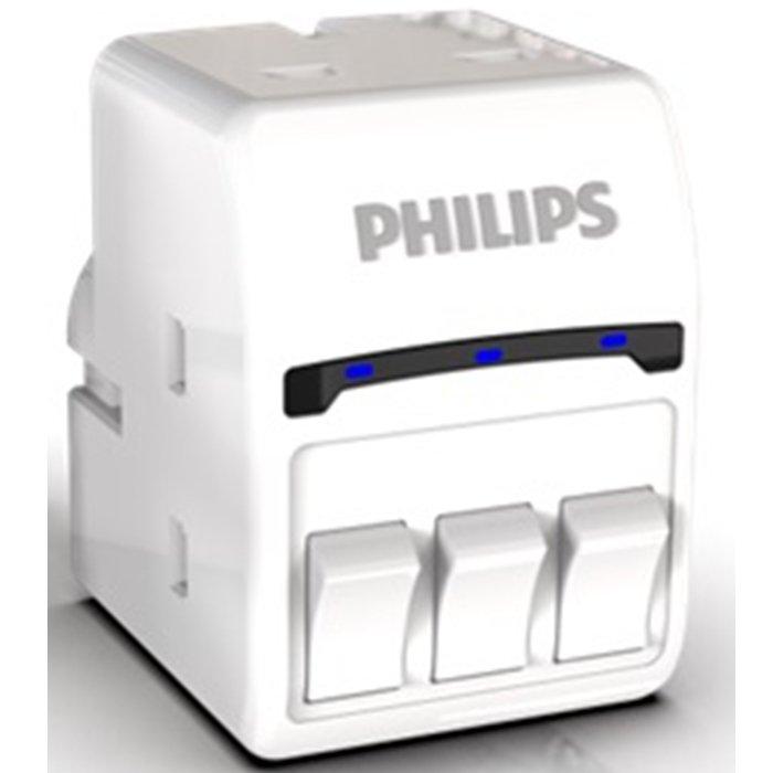Philips Lighting 3 Individual Socket, CHP3034W/56 - White