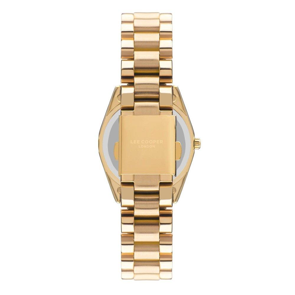 Lee Cooper Women’s Watch, Analogue, 34mm, Stainless Steel Strap, LC07478.220 - Gold