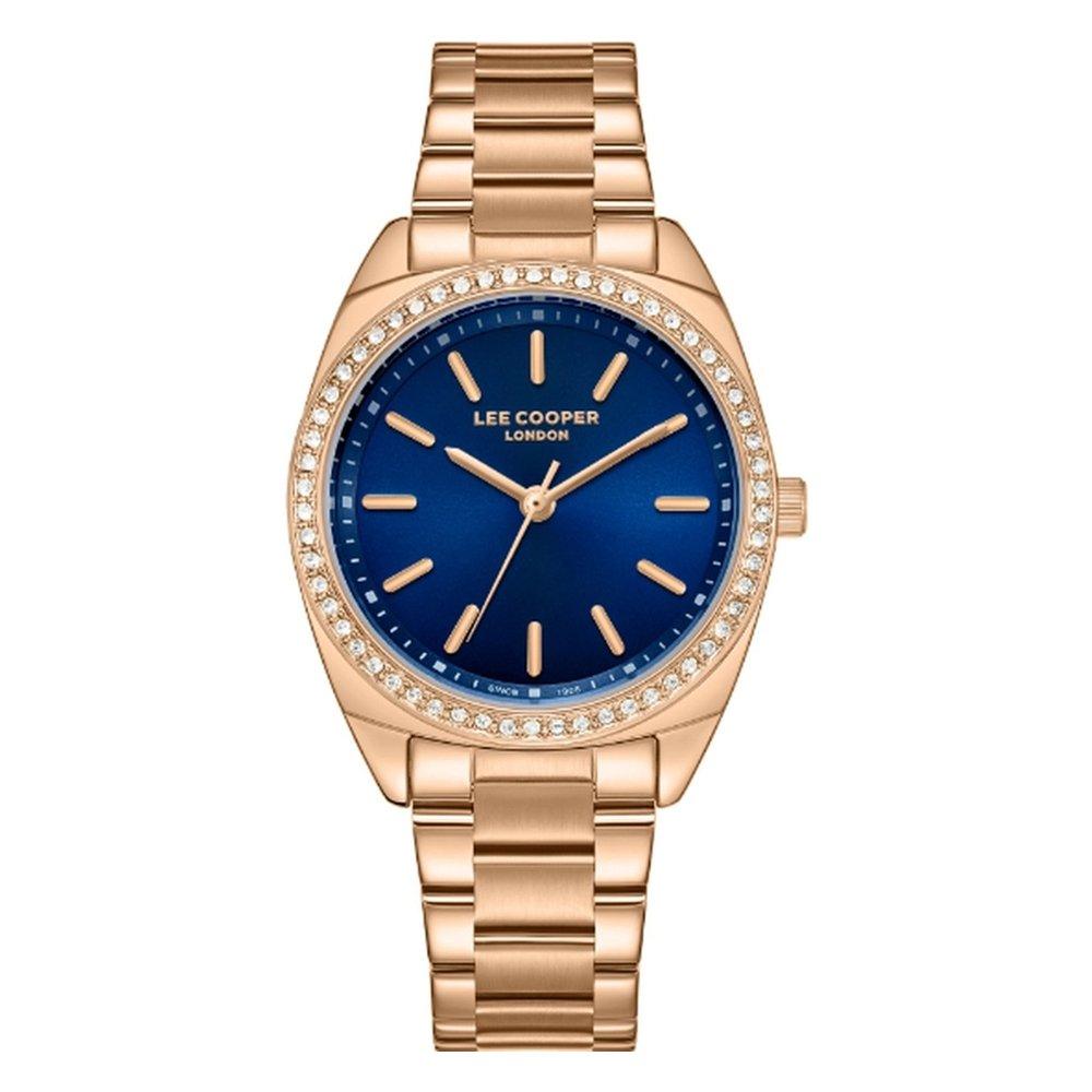 Lee Cooper Women’s Watch, Analogue, 32mm, Stainless Steel Strap, LC08041.490 - Rose Gold