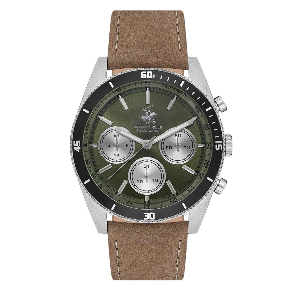 Beverly Hills Polo Men’s Watch, Multi-function, 42mm, BP3619X.375 – Brown