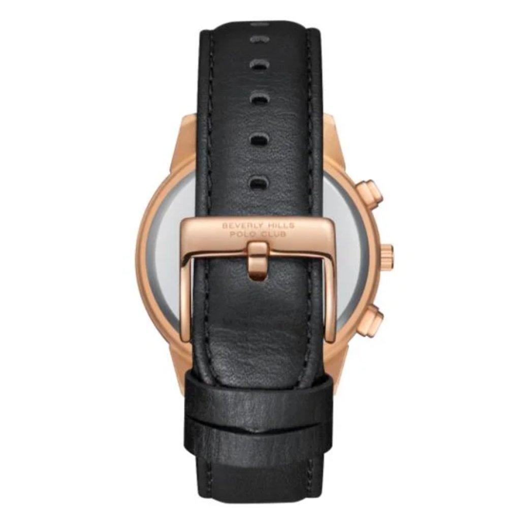 Beverly Hills Polo Men’s Watch, Multi-function, 44mm, BP3666X.499 – Black