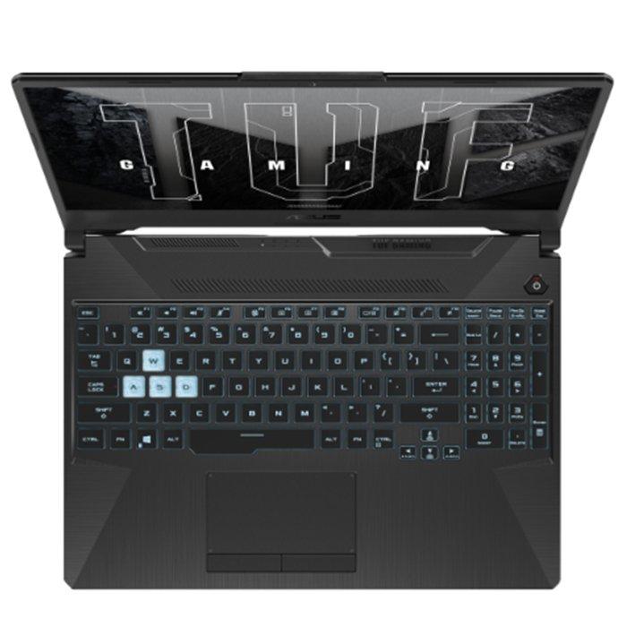 ASUS TUF A15 Gaming Laptop, AMD Ryzen 5 7535HS, RAM 8 GB, 512 GB SSD, 15.6 FHD, NVIDIA® GeForce RTX 2050 4GB GDDR6, Windows 11 Home, FA506NF-HN003W - Grey