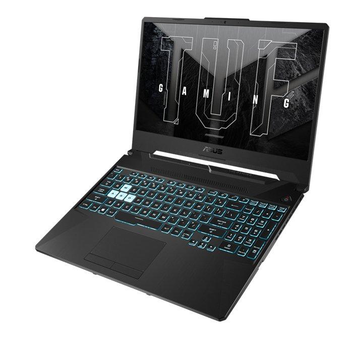ASUS TUF A15 Gaming Laptop, AMD Ryzen 5 7535HS, RAM 8 GB, 512 GB SSD, 15.6 FHD, NVIDIA® GeForce RTX 2050 4GB GDDR6, Windows 11 Home, FA506NF-HN003W - Grey