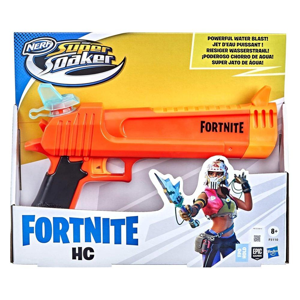 Nerf Super Soaker Fortnite HC Water Blaster, F5110 – Orange