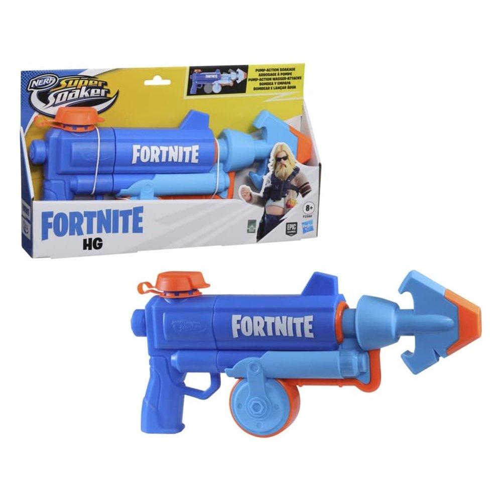 Nerf Super Soaker Fortnite Water Blaster, F2560 – Blue