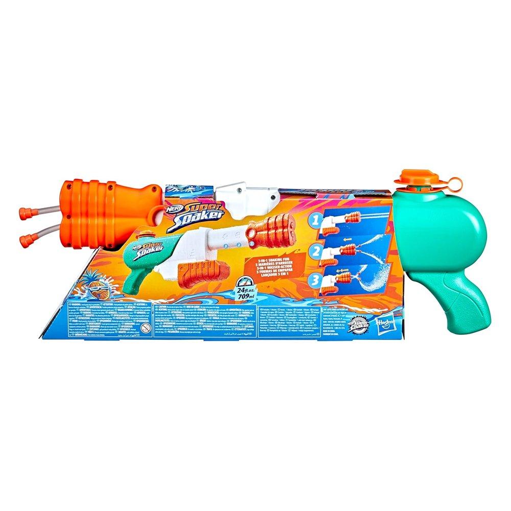 Nerf Super Soaker Hydro Frenzy Water Blaster, F3891 - Multicolor