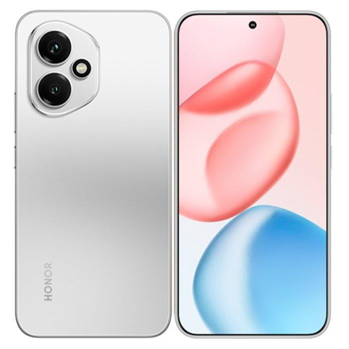 Honor 400 5G Phone, 6.55”, 256GB, 12GB RAM, 200MP - Silver with Choice Earbuds Clip