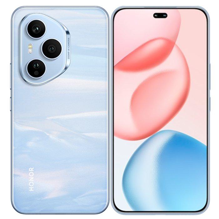 Honor 400 Pro 5G Phone, 6.7”, 512GB, 12GB RAM, 200MP - Blue with Choice Earbuds Clip