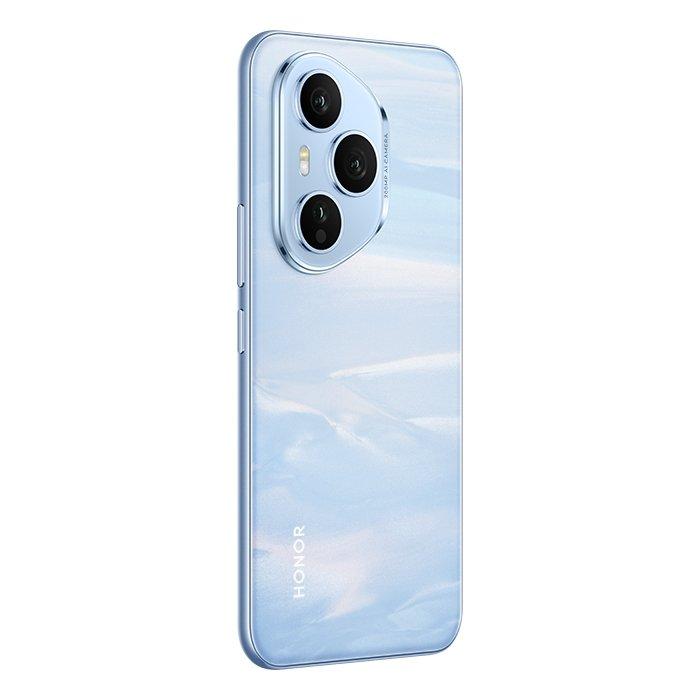 Honor 400 Pro 5G Phone, 6.7”, 512GB, 12GB RAM, 200MP - Blue with Choice Earbuds Clip