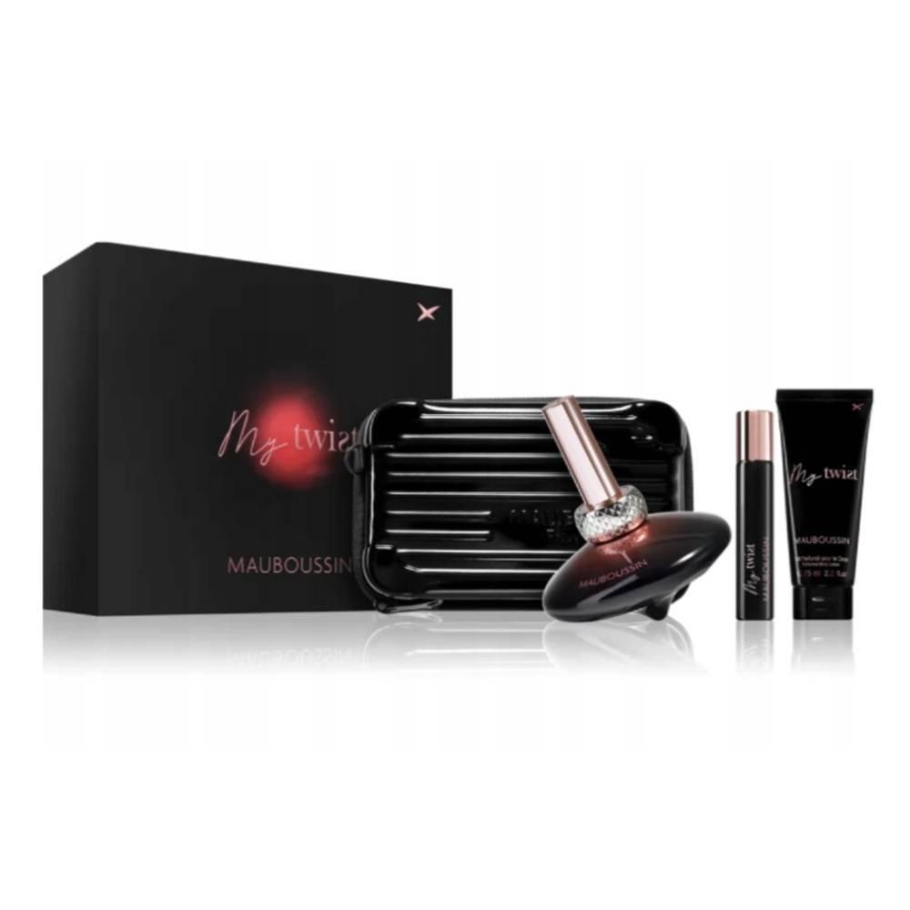 Mauboussin Prestige Set My Twist EDP 90ml + Spray 20ml + Body Lotion 75ml + Pouch