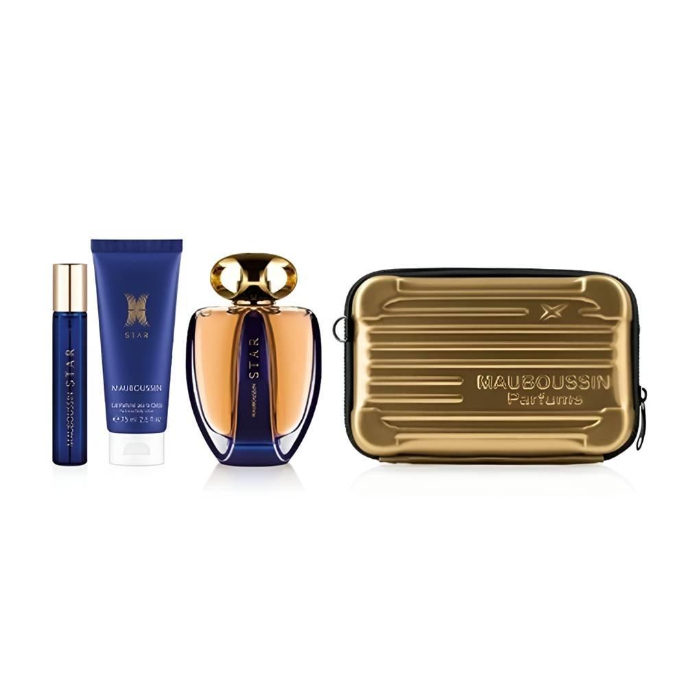 Mauboussin Prestige Set Star Femme EDP 90ml + Spray 20ml + Body lotion 75ml +Pouch