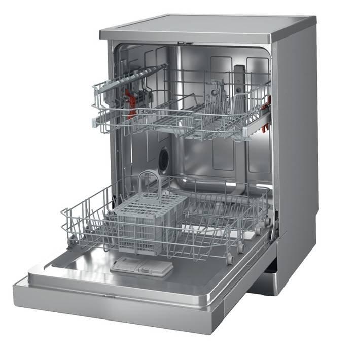 Ariston Freestanding Dishwasher, 5 Programs, 13 Settings, LFC2B19XUK- inox