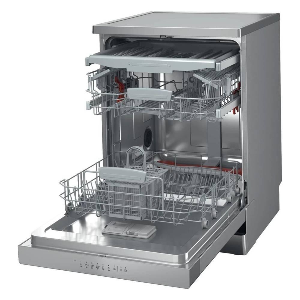 غسالة أطباق متكاملة من اريستون ، 9 برامج، 14 إعداد، LFC3C33WFXUK - فضي