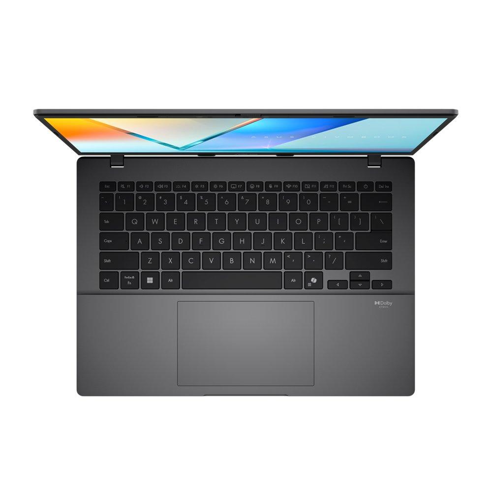 Asus Vivobook S14 Laptop, Snapdragon X1 26 100, 16GB RAM, 1TB SSD, Qualcomm Adreno, 14.0”, Windows 11 Home, S3407QA-KP014W – Grey