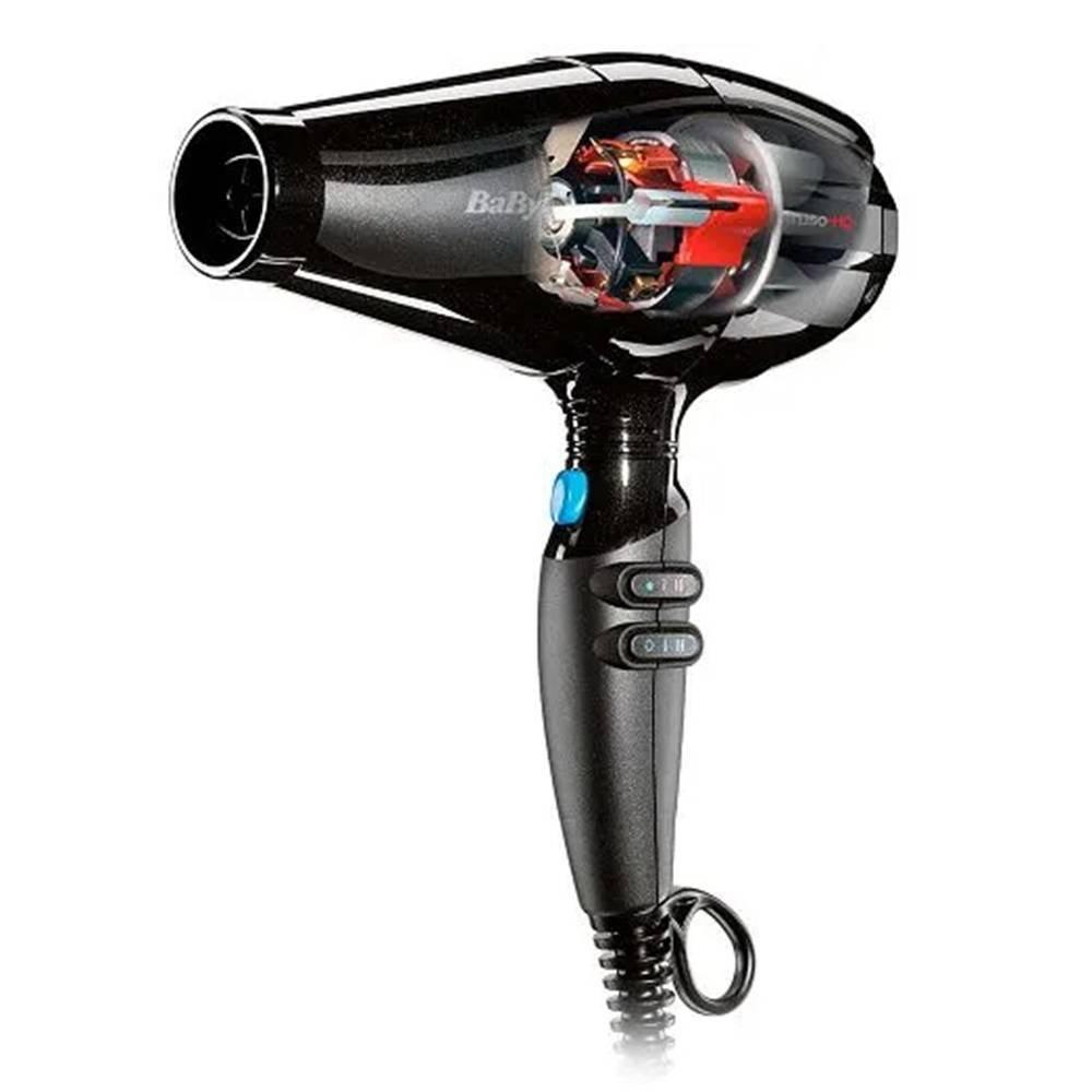 Babyliss Pro Speed Hair Dryer, 2400W, 3 Heat Settings, BAB6970ISDE  - Black