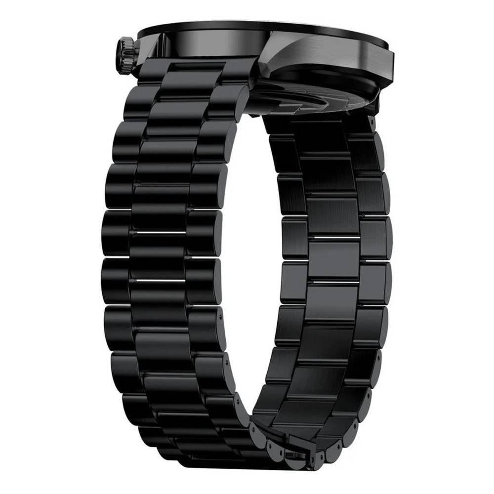 Swiss Military Swiss International  Smart Watch, 1.43 inch AMOLED Display Metal frame with Metal Strap​ - Black  