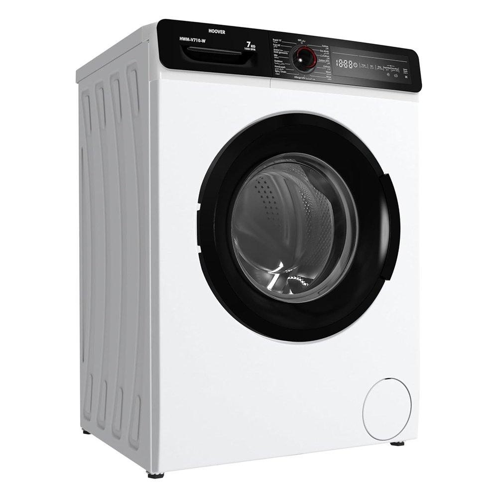 Hoover Front Load Washing Machine, 7kg, 1000RPM, HWM-V710-W – White