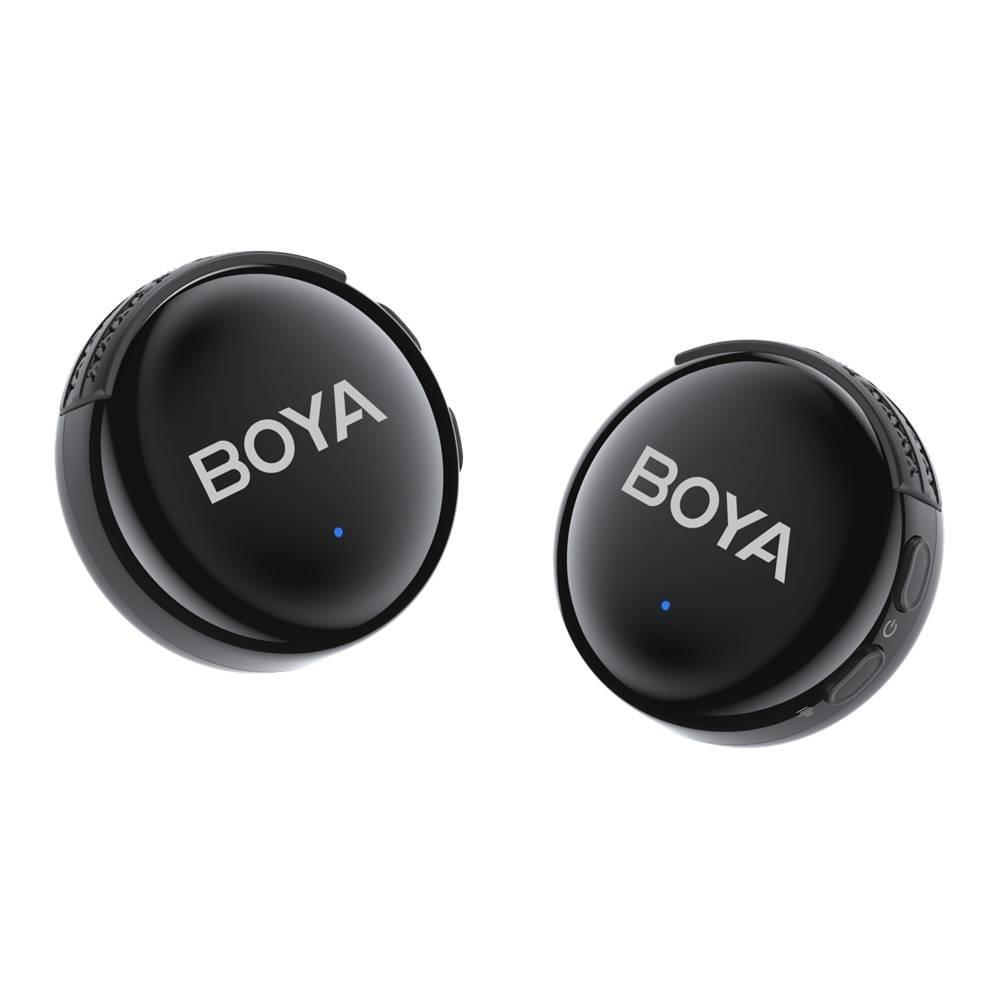 Boya All in 1 Wireless Mic with Noise cancellation - Black