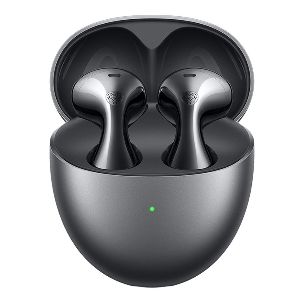 اطلب مسبقا سماعات هواوي فري بودز 6 - أسود مع ساعة باند 10 الذكية باللون الوردي