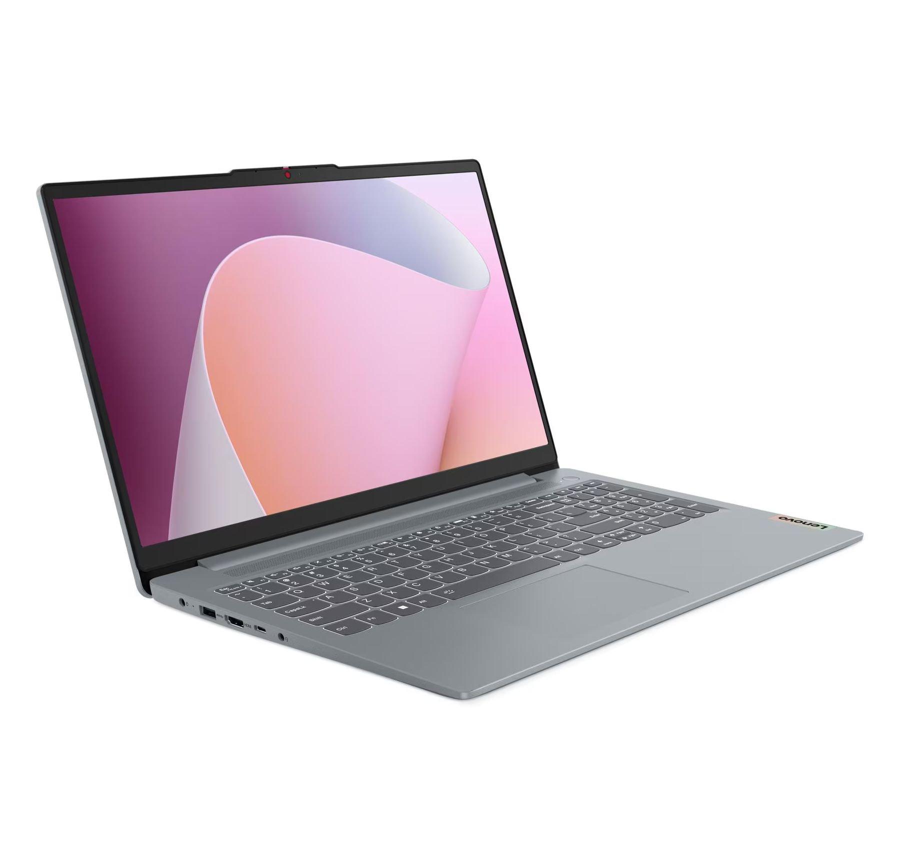 لابتوب لينوفو آيديا باد سليم 3، إيه إم دي أثلون سيلفر، 8 جيجابايت، 256 جيجابايت، مع معالج رسومات آيه ام دي راديون مدمج، شاشة 15.6" عالية الجودة، ويندوز 11 هوم، 82XQ00QCAX، رمادي