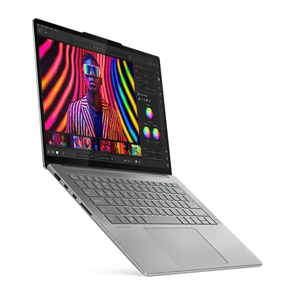 Lenovo Yoga Pro 7 AURA Edition Laptop, Intel Core Ultra 9, 32GB, 1TB, Integrated Intel Arc 140T, 14.5 Inch 3K OLED Display, Windows 11 Home, 83KF0024AX - Luna Grey
