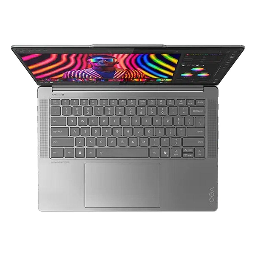 Lenovo Yoga Pro 7 AURA Edition Laptop, Intel Core Ultra 9, 32GB, 1TB, Integrated Intel Arc 140T, 14.5 Inch 3K OLED Display, Windows 11 Home, 83KF0024AX - Luna Grey