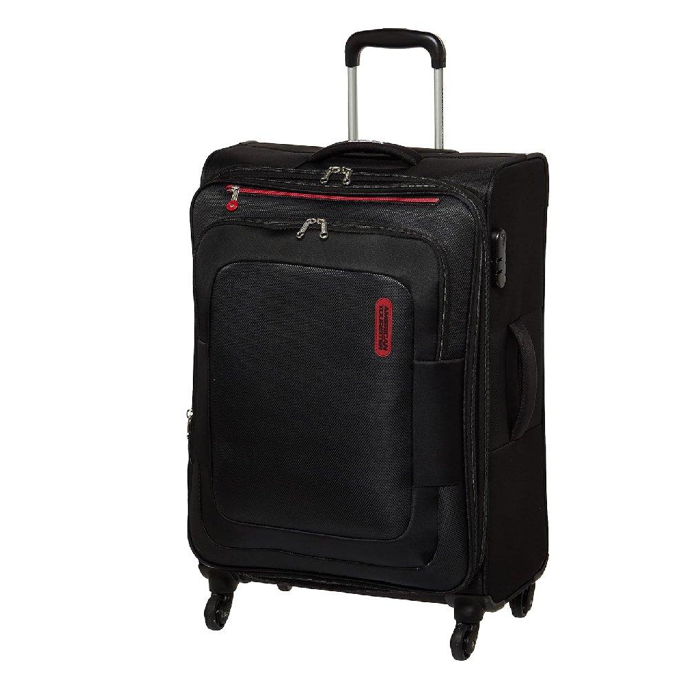 American Tourister Duncan Hard Trolley Luggage Set of 3, 55+68+83CM, FL8X091093P - black