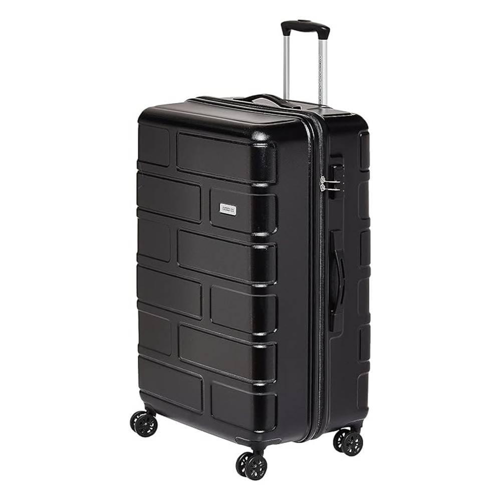 American Tourister Bricklane Hard Trolley Luggage Set of 3, 55+69+80CM, GE3X89012 - Black
