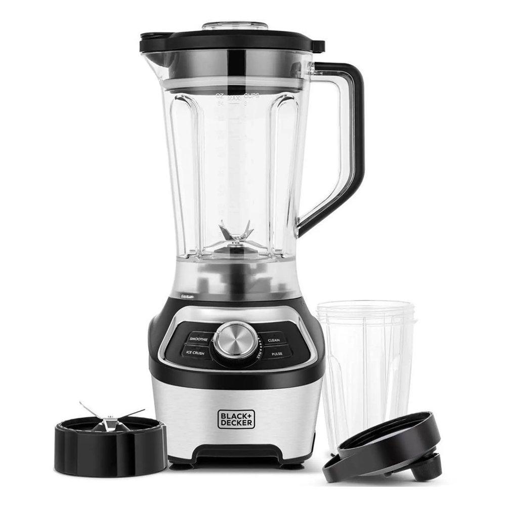 Black & Decker Blender, 1200W, 1.85L, BXH1200-B5 - Stainless Steel & Black