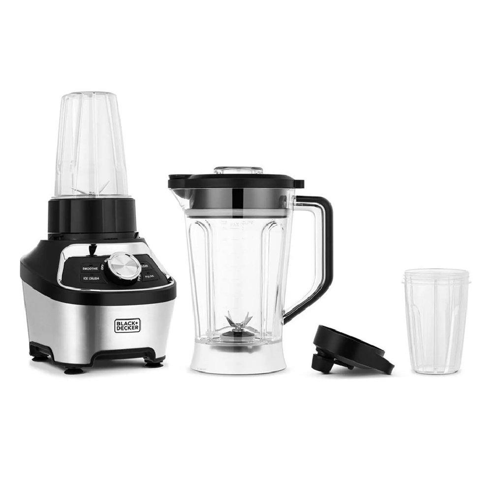 Black & Decker Blender, 1200W, 1.85L, BXH1200-B5 - Stainless Steel & Black