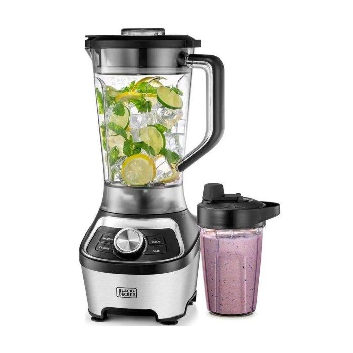 Black & Decker Blender, 1200W, 1.85L, BXH1200-B5 - Stainless Steel & Black