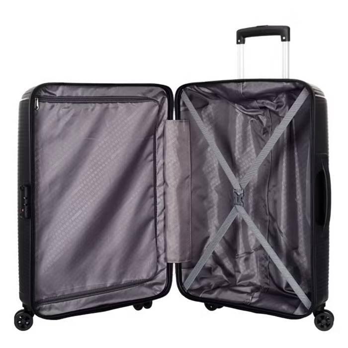 American Tourister Maxplus 3PC Set Hard Spinner, SQ4X09004 - Black